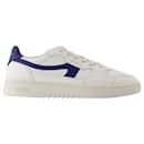 Dice Stripe Sneakers - Axel Arigato - Leather - White/Blue