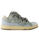 Curb Sneakers - Lanvin - Leather - Blue