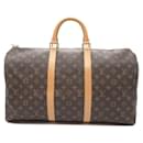 Louis Vuitton Keepall 50 Bolsa de viaje de lona M41426 en buen estado