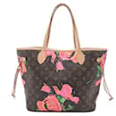 Louis Vuitton Neverfull MM Canvas Tote Bag M48613 in excellent condition