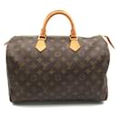 Louis Vuitton Speedy 35 Canvas Handbag M41524 in good condition