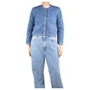 Giacca in denim trapuntato blu - taglia UK 8 - Ba&Sh