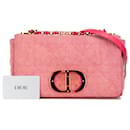 Dior Pink Medium Macrocannage Denim Caro