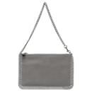 Stella McCartney Gray Falabella Shaggy Deer Shoulder Bag - Stella Mc Cartney