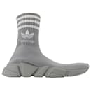 Adidas Speed Lt Sneakers - Balenciaga - Grau/Logo Weiß