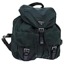 PRADA Backpack Nylon Green Auth 71859 - Prada