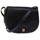 GIVENCHY Shoulder Bag Leather Black Auth bs13853 - Givenchy