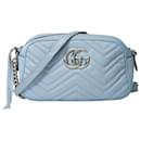 GUCCI Marmont Tasche aus blauem Leder - 101774 - Gucci