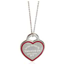 TIFFANY & CO. Return To Tiffany Red Enamel Heart Pendant in  Sterling Silver - Tiffany & Co
