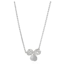 TIFFANY & CO. Papierblumen-Diamantanhänger in Platin - Tiffany & Co
