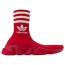 Speed Lt Adidas Sneakers - Balenciaga - Rot/Logo Weiß
