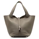 Hermes Clemence Picotin Lock  Leather Handbag in Excellent condition - Hermès