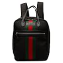 Gucci Travel Web Backpack  Canvas Backpack 619748 in excellent condition