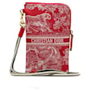 Dior Toile De Jouy DiorTravel Multifonction Pouch Canvas Vanity Bag en excellent état