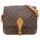 Louis Vuitton Cartouchière 26 Canvas Shoulder Bag M51252 in good condition