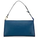 Louis Vuitton Blue Epi Pochette Accessoires