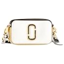 Marc Jacobs Small Snapshot Camera Bag in Silver and Gold Leather