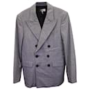 Blazer con botonadura forrada Isabel Marant en lana gris