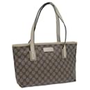 GUCCI GG Canvas Tote Bag Coated Canvas Beige Auth 72524 - Gucci