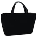 PRADA Hand Bag Wool Black Auth bs13809 - Prada