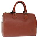 Louis Vuitton Epi Speedy 25 Hand Bag Kenya Brown M43013 LV Auth 72395