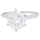 White gold and platinum solitaire, 2,17 Cts. - inconnue