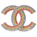 Joias CHANEL CC em metal multicolorido - 101607 - Chanel