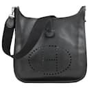 Hermès Evelyne 1GM Cushbell Black Silver Metal Fittings Shoulder Bag