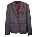 Gucci Prep School Blazer in Grey Wool