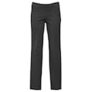 Brunello Cucinelli Straight-Leg Trousers in Grey Cotton