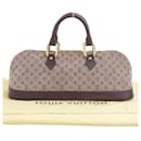 Louis Vuitton Alma Long Canvas Handbag M92207 in good condition