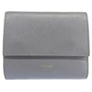 Celine Leather Trifold Wallet  Leather Short Wallet in Good condition - Céline
