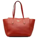 Gucci Red Small Swing Tote