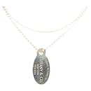 Tiffany Silver Return to Tiffany Oval Tag Pendant Necklace - Tiffany & Co