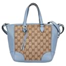 Gucci GG Canvas Tote Bag Canvas Tote Bag 449241 in good condition