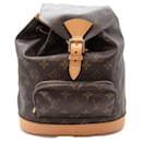 Louis Vuitton Montsouris MM Canvas Backpack M51136 in good condition