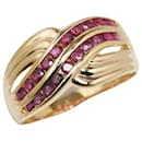 [LuxUness] 18k Gold Ruby Ring Metal Ring in Excellent condition - & Other Stories