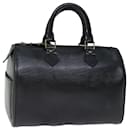 Louis Vuitton Epi Speedy 25 Hand Bag Black M43012 LV Auth 69568