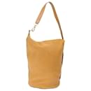 CELINE Shoulder Bag Leather Beige Auth ki4346 - Céline