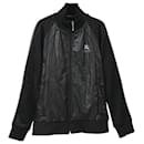 Burberry Zipped Jacket in Black Leather
