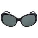 Übergroße Gradient-Sonnenbrillen von Prada aus schwarzem Acetat 