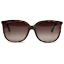 Gucci Brown Round Tinted Sunglasses