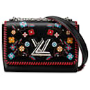 Louis Vuitton Black Limited Edition Blooming Flowers Epi Twist MM