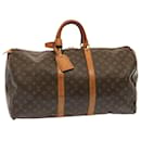 Louis Vuitton Monogram Keepall 55 Boston Bag M41424 LV Auth 71114