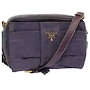 PRADA Shoulder Bag Nylon Purple Auth bs13702 - Prada