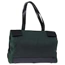 PRADA Shoulder Bag Nylon Green Auth cl835 - Prada