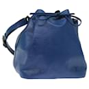 LOUIS VUITTON Epi Petit Noe Shoulder Bag Blue M44105 LV Auth cl831 - Louis Vuitton