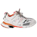 Balenciaga Track Sneakers in White Polyurethane