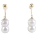 [LuxUness] 18K Pearl Dangle Earrings Metal Earrings in Excellent condition - & Other Stories