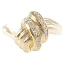 [Luxus] 18K Diamant Knoten Ring Metallring in ausgezeichnetem Zustand - & Other Stories